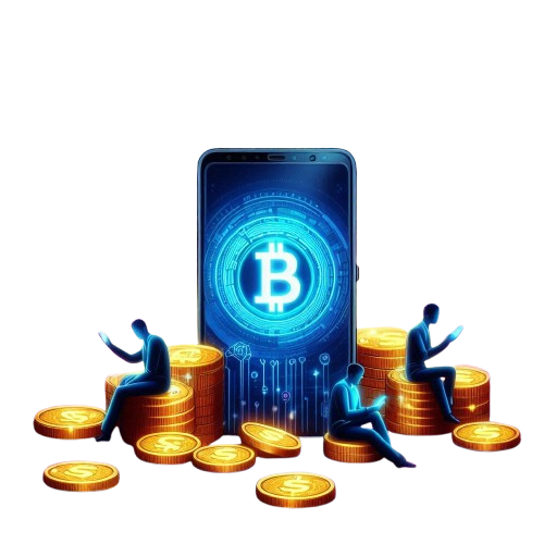 crypto wallet with coins